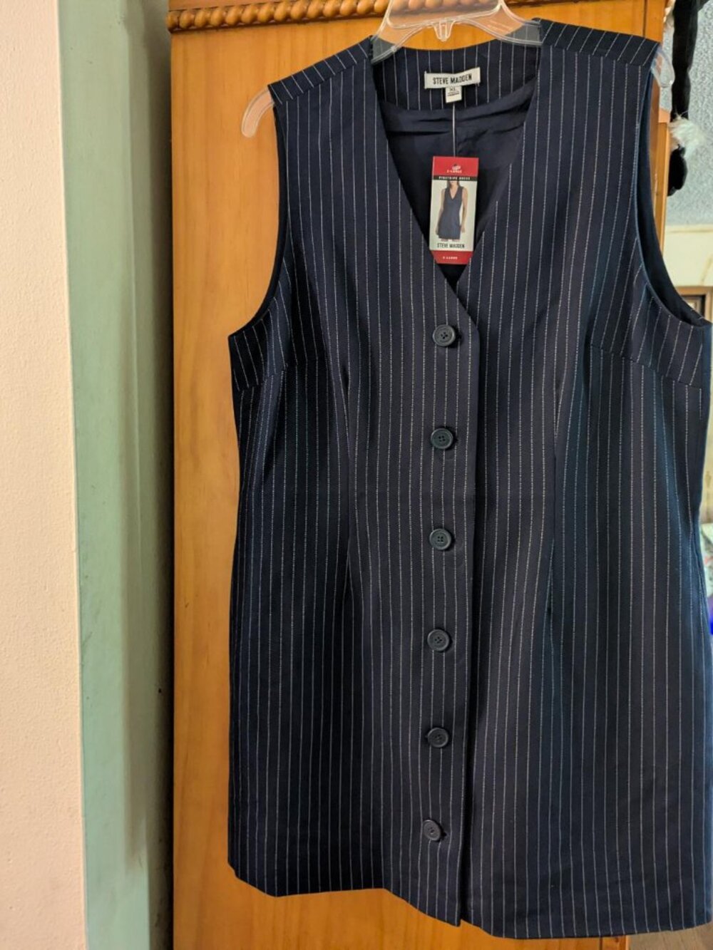 Steve Madden Pinstripe dress Size XL